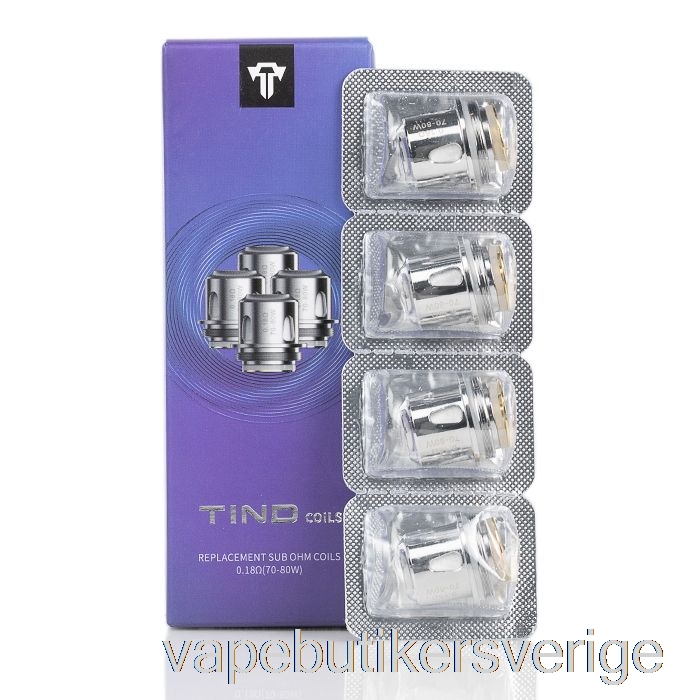 Vape Sverige Teslacigs Tind Utbytesspolar 0,18ohm Mesh Coils